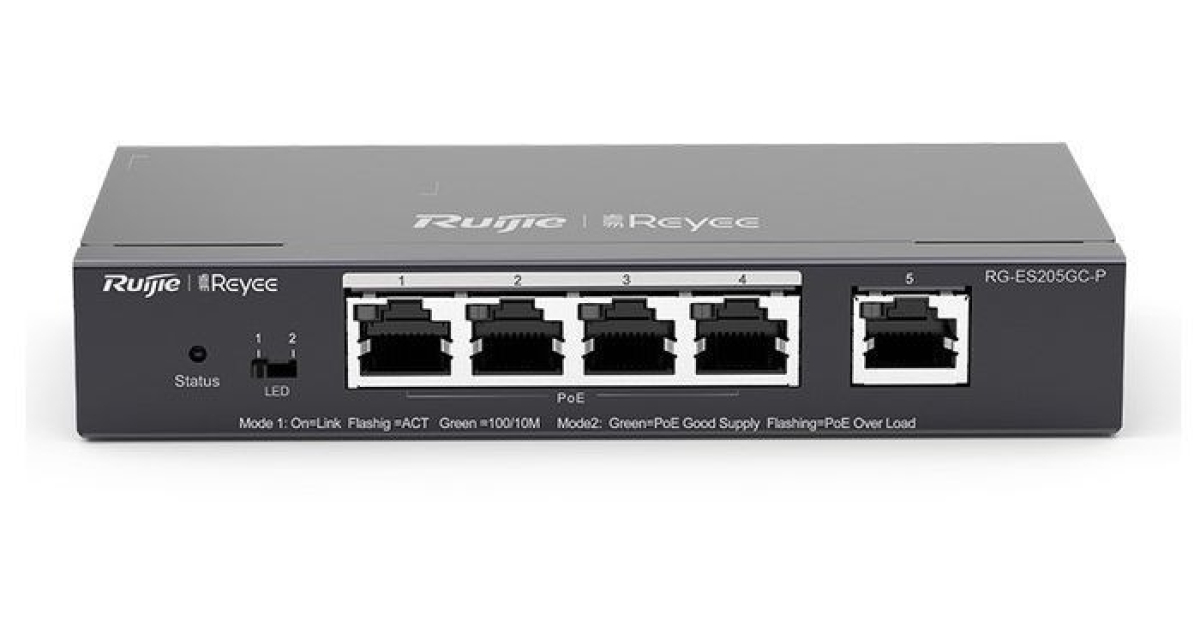 5 Port Gigabit Smart Cloud Mananged PoE Switch
